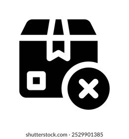 cancel icon. vector glyph icon for your website, mobile, presentation, and logo design.
