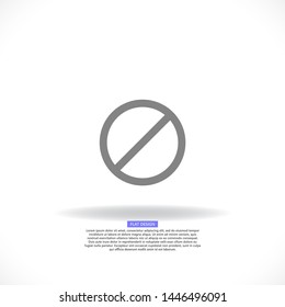 Cancel Icon, Vector . Illustration design