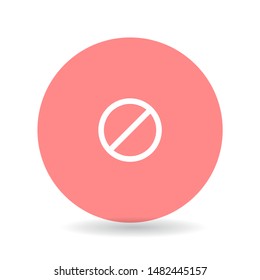 Cancel Icon, Vector . Lorem Ipsum Illustration design