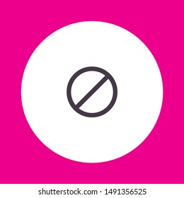Cancel Icon, Vector . Lorem Ipsum Illustration design