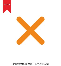 cancel icon, cancel vector, sign symbol. - Vector