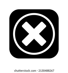 Cancel Icon Vector Symbol Design Illustration