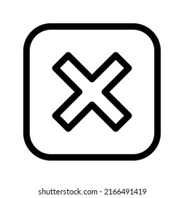 Cancelar Icono Ilustración de diseño del símbolo del vector