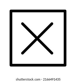 Cancelar Icono Ilustración de diseño del símbolo del vector