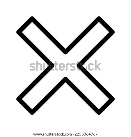Cancel Icon Vector Symbol Design Illustration