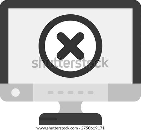 Cancel Line vector Icon Design
