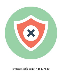 Cancel Protection Vector Icon