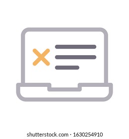 cancel vector color line icon 