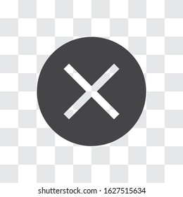 Cancel vector icon, simple sign for web site and mobile app.