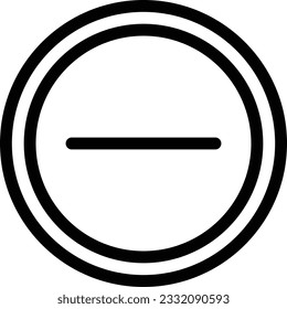 cancelar la ilustración vectorial aislada en iconos vectoriales de color de fondo transparente para el concepto o los gráficos web.