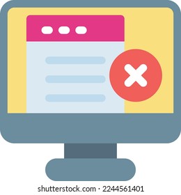 cancel  Vector illustration on a transparent background. Premium quality symmbols. Line Color vector icons for concept and graphic design.
