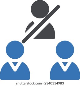 cancelar ilustración vectorial en un fondo transparente.Símbolos de calidad premium.Icono vector glifos para el diseño de concepto y gráfico. 
