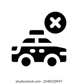 canceled icon. vector glyph icon for your website, mobile, presentation, and logo design.