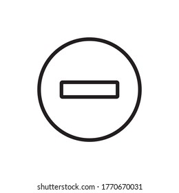 Cancelled Icon Design Vector Template