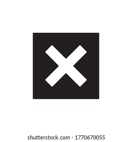 Cancelled Icon Design Vector Template