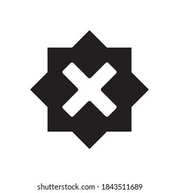 Diseño de ilustración de vectores de iconos cancelados 
