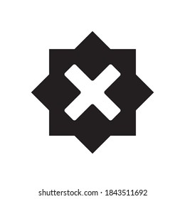 Diseño de ilustración de vectores de iconos cancelados 