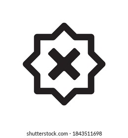 Cancelled Icon Vector Illustration Design 