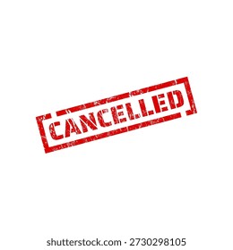  Cancelled rubber stamp - vector illustration