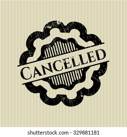 Cancelled rubber texture