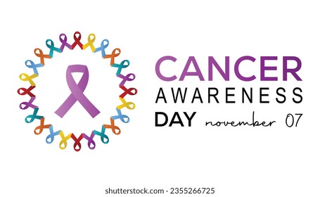 Cancer awareness day is observed every year on November 7 is observed every year in during November.