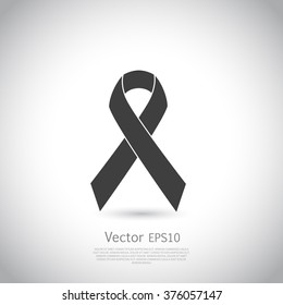 Cancer awareness icon.