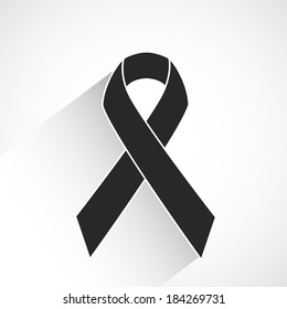 5,909 Cancer Ribbon Black White Images, Stock Photos & Vectors ...