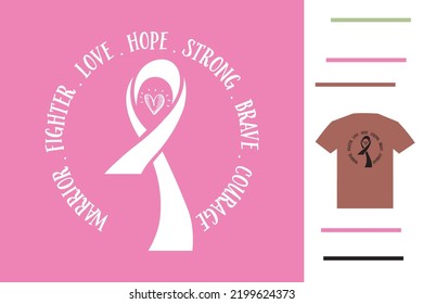 Cancer awareness t shirt design