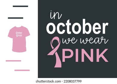 Cancer awareness t shirt design