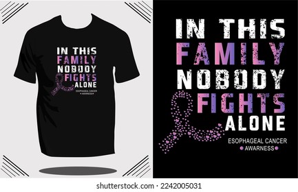 cancer awareness t shirt design or t shirt design template and vector 