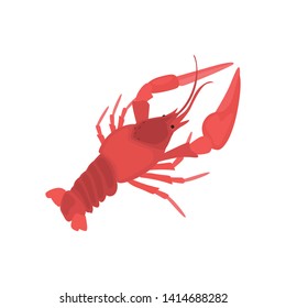 Cancer Beer Snack color vector icon. Flat design