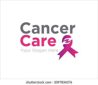 Cancer Care Logo Designs For Medical Service And Organization Or Foundation Logo