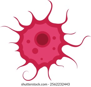 Cancer cell  Сan be used in medical illustrations