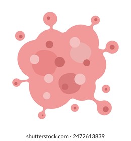 cancer cell growth. cancer disease concept