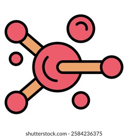 Cancer Cell Icon, Abnormal Cell