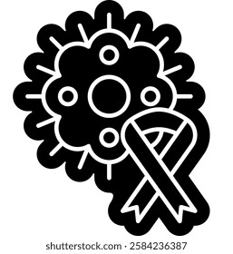 Cancer Cell Icon, Abnormal Cell