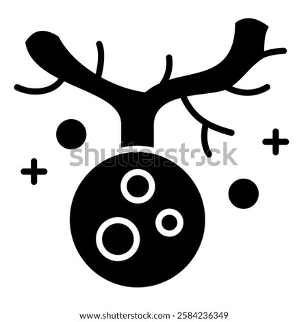 Cancer Cell Icon, Abnormal Cell