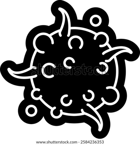 Cancer Cell Icon, Abnormal Cell