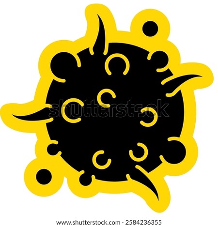 Cancer Cell Icon, Abnormal Cell