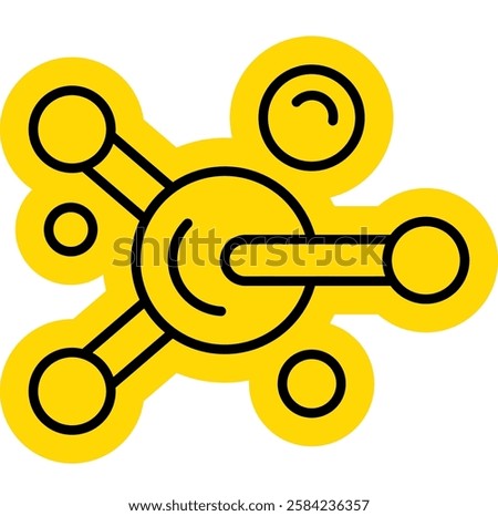 Cancer Cell Icon, Abnormal Cell