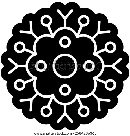 Cancer Cell Icon, Abnormal Cell