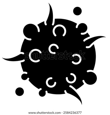 Cancer Cell Icon, Abnormal Cell