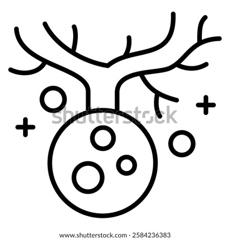 Cancer Cell Icon, Abnormal Cell