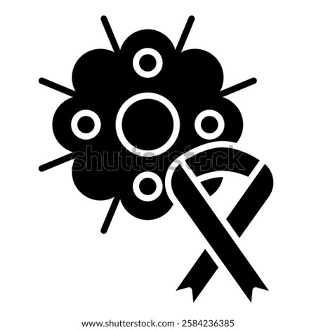 Cancer Cell Icon, Abnormal Cell