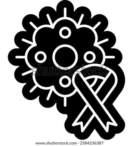 Cancer Cell Icon, Abnormal Cell