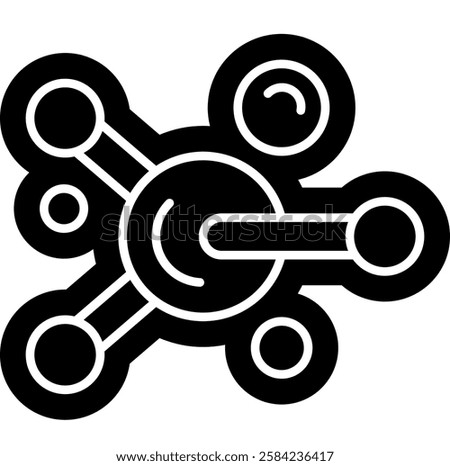 Cancer Cell Icon, Abnormal Cell