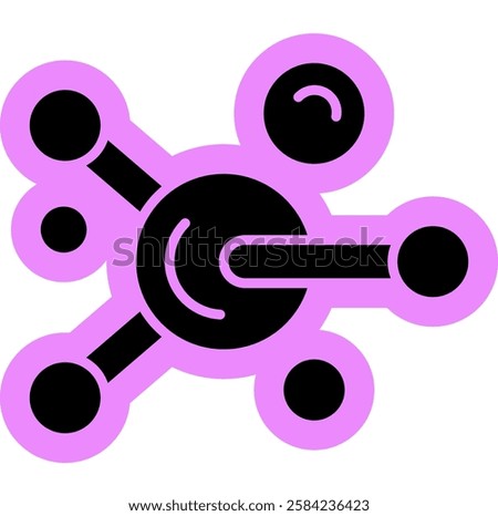 Cancer Cell Icon, Abnormal Cell
