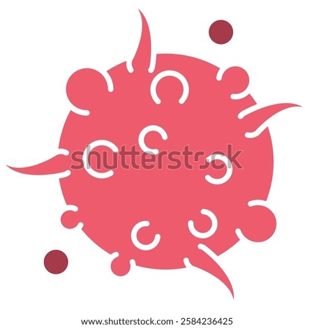 Cancer Cell Icon, Abnormal Cell