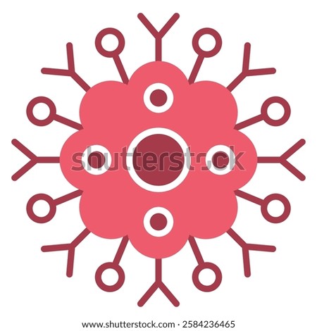 Cancer Cell Icon, Abnormal Cell