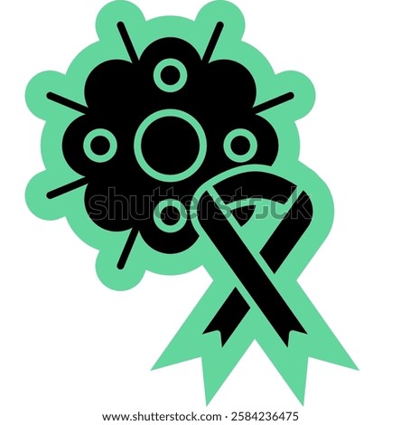 Cancer Cell Icon, Abnormal Cell